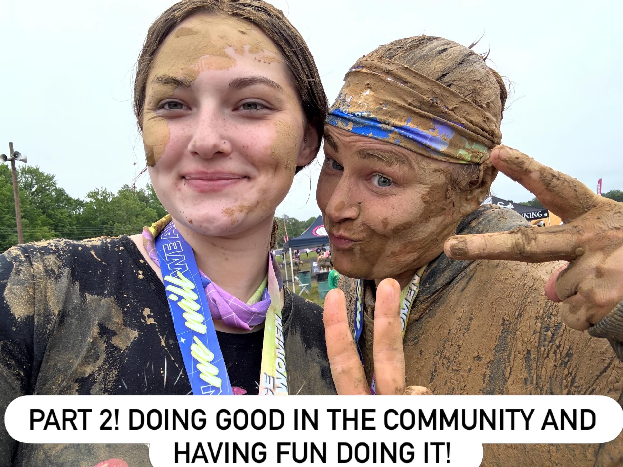 St. Mary's Dental team supporting the Pink Army Foundation by participating in a charity Mud Run.